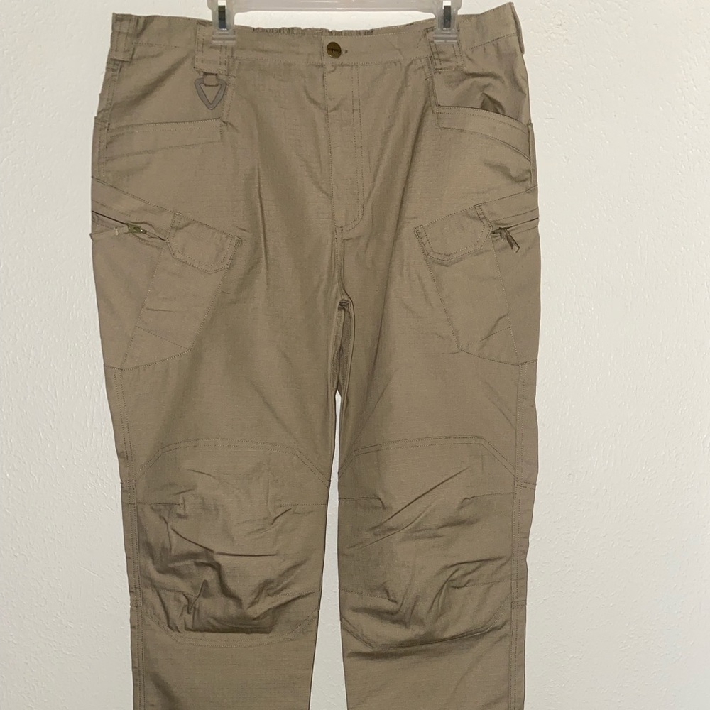Cipansi Khaki sharkskin soft shell Tactical Pants  Size:3x